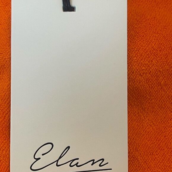 Elan Two piece Terry Short set, rolled cuff sleeve with drawstring shorts. - Picture 11 of 11